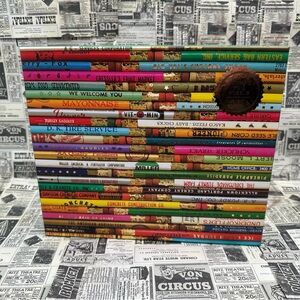 Galison Phat Dog Vintage Pencils 1000 Piece Foil Stamped Jigsaw Puzzle